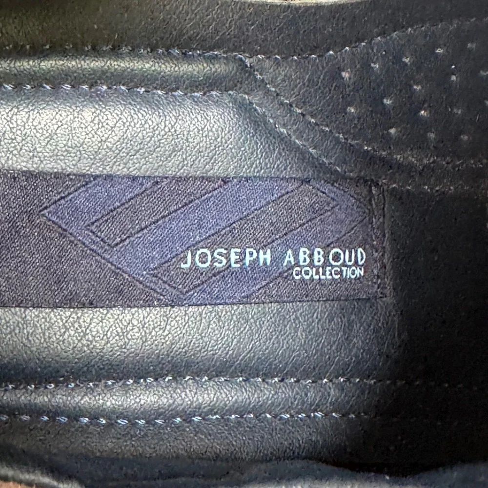 Joseph Abboud Collection Aaron Mens 12 Brown Suede Cap Toe Oxford Dress Shoes
